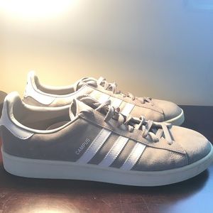 Gray Men’s Adidas Campus Shoes